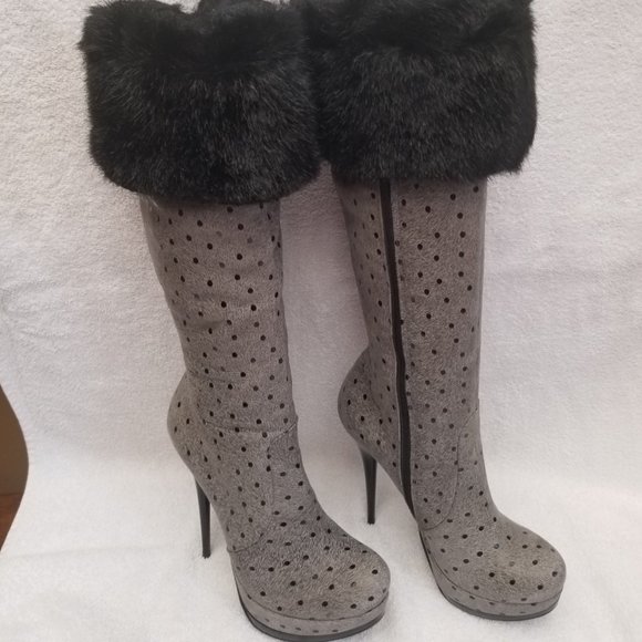 Beautiful animal themed tall designer boots . - Picture 1 of 8